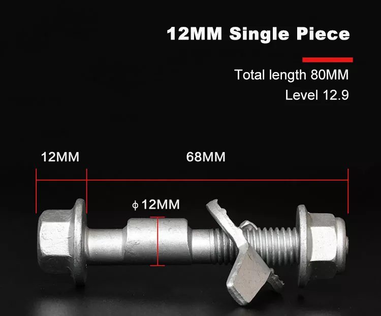 High Strength Eccentric Cam Bolt Suspension Component